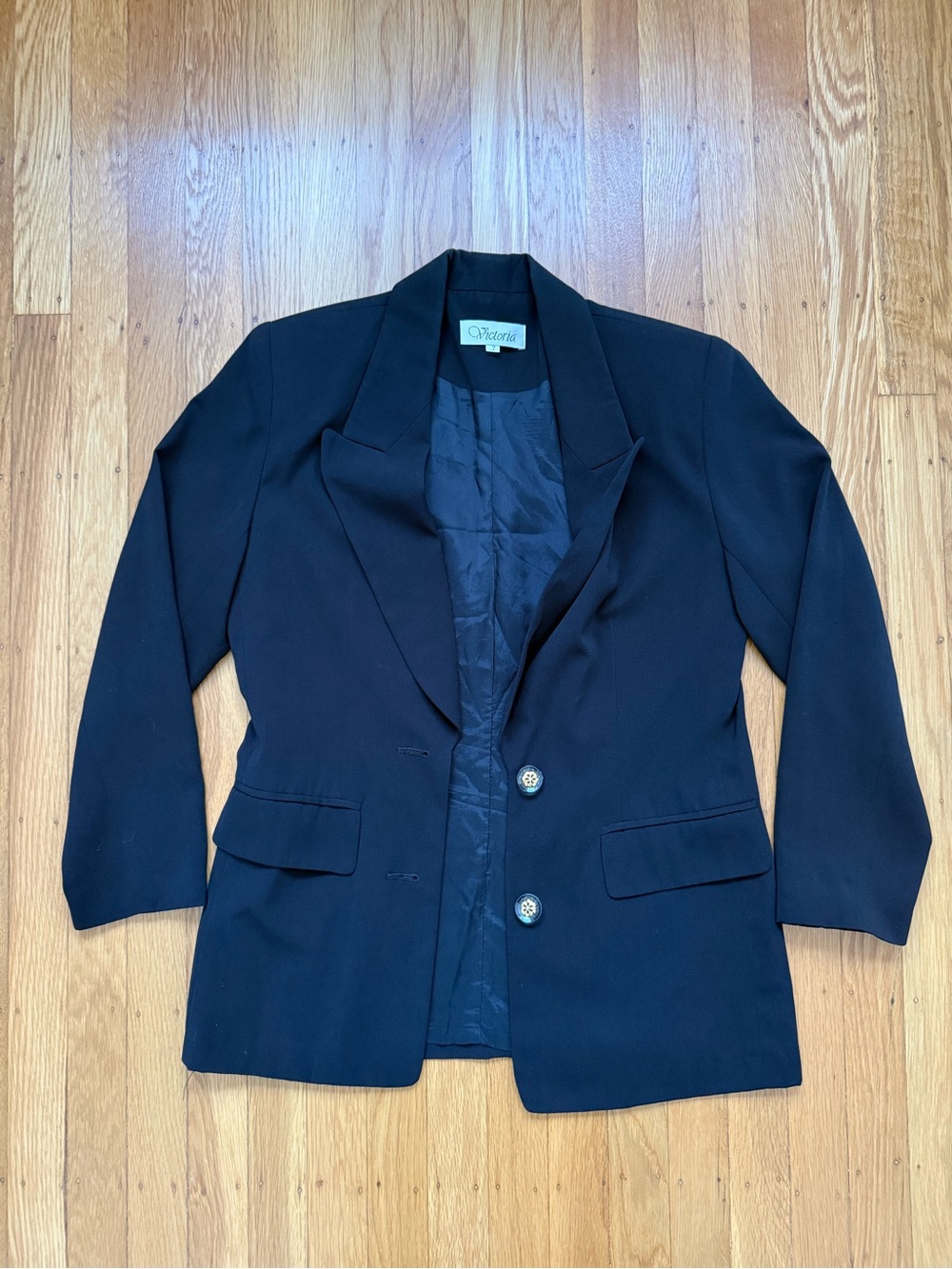 Vintage Black Women's Blazer Jacket